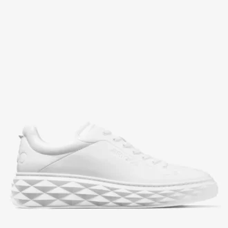 Adidași cu platformă Diamond Maxi M Ii din piele nappa albă