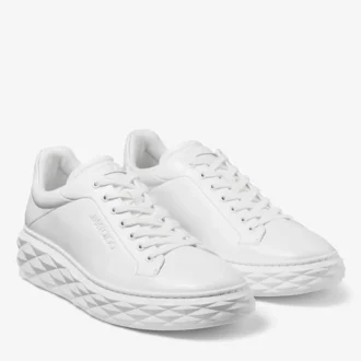 Adidași cu platformă Diamond Maxi M Ii din piele nappa albă