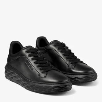 Adidași cu platformă Diamond Maxi M Ii din piele nappa neagră