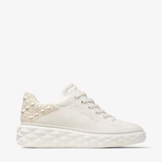Adidași Diamond Maxi F Ii din piele nappa Latte Pearl