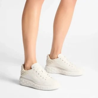 Adidași Diamond Maxi F Ii din piele nappa Latte Pearl