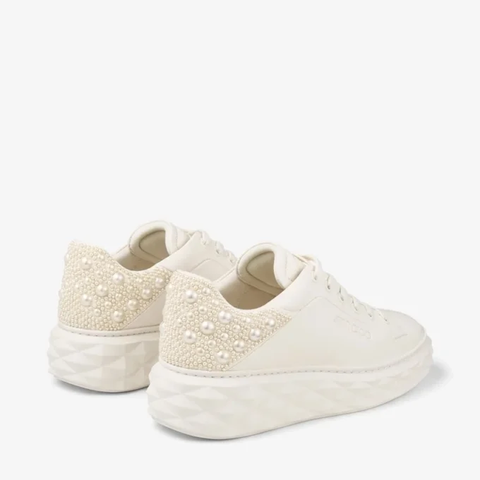Adidași Diamond Maxi F Ii din piele nappa Latte Pearl
