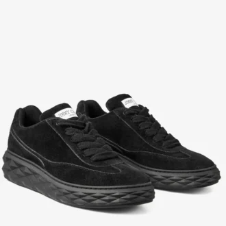 Adidași Diamond Maxi Retro M din piele de căprioară neagră