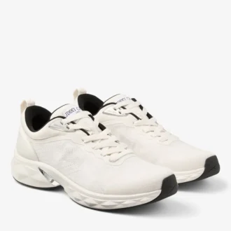 Adidași Diamond Run M din tricot jacquard mixt, de culoare latte și negru