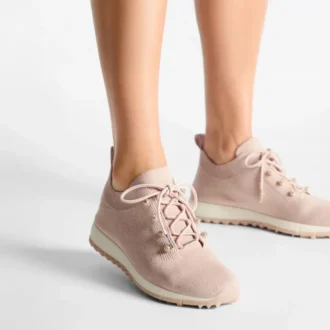 Adidași Veles din tricot cu paiete Macaron