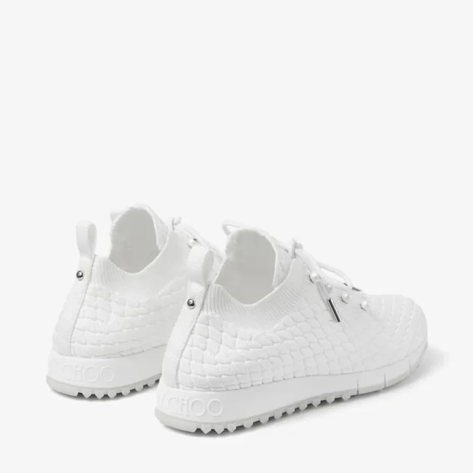 Adidași Veles din tricot texturat alb