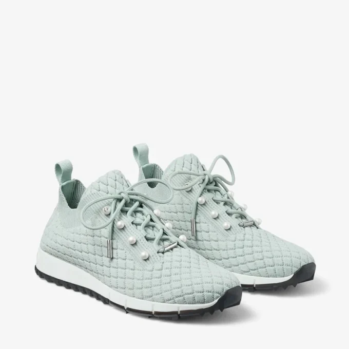 Adidași Veles Light Verde din tricot texturat
