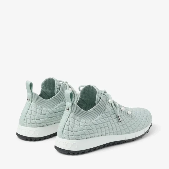 Adidași Veles Light Verde din tricot texturat