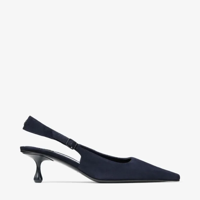 Amel 50 Marine Pantofi cu baretă din piele de căprioară Amel 50 Marine Pantofi cu baretă din piele de căprioară