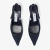 Amel 50 Marine Pantofi cu baretă din piele de căprioară Amel 50 Marine Pantofi cu baretă din piele de căprioară