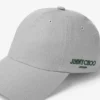 Șapcă 85 Șapcă de baseball din bumbac gri și verde britanic cu logo-ul jimmy choo