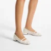 Balerini Elisa Latte Pantofi balerini Jimmy Choo din piele nappa perforată Balerini Elisa Latte Pantofi balerini Jimmy Choo din piele nappa perforată