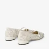 Balerini Elisa Latte Pantofi balerini Jimmy Choo din piele nappa perforată Balerini Elisa Latte Pantofi balerini Jimmy Choo din piele nappa perforată