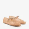 Balerini Jelly Light Toffee cu decor din cristale Balerini Jelly Light Toffee cu decor din cristale