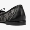 Balerini Scarlett negri cu dantelă Jimmy Choo
