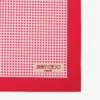 Bandana Sula din bumbac cu imprimeu Gingham în nuanțe de roșu rubiniu Bandana Sula din bumbac cu imprimeu Gingham în nuanțe de roșu rubiniu