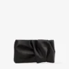 Bonny Clutch Gență de mână din satin negru