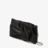 Bonny Clutch Gență de mână din satin negru