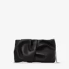 Bonny Clutch Gență de mână din satin negru