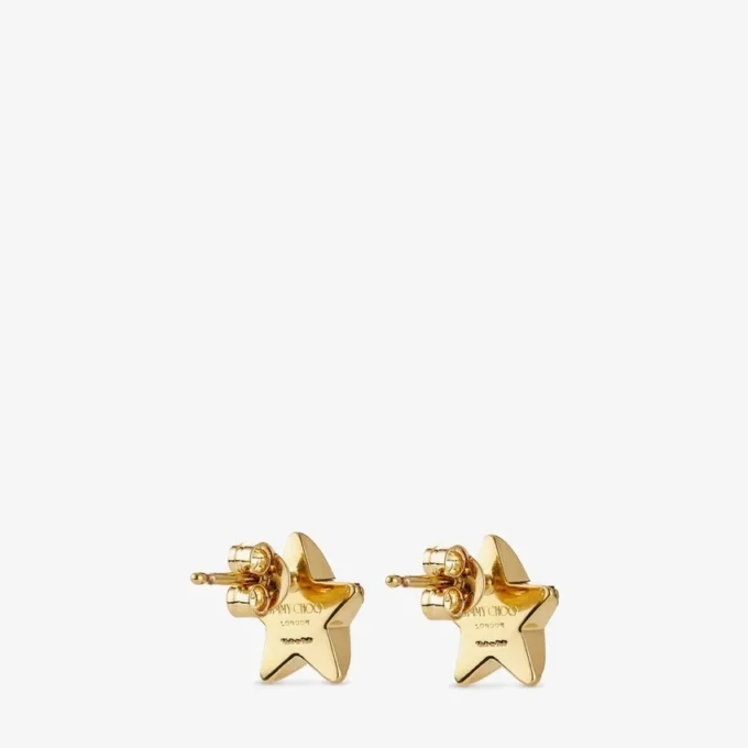 Cercei Jc Star Studs Cercei Jc Star Studs din metal cu finisaj auriu și cristale Swarovski Cercei Jc Star Studs Cercei Jc Star Studs din metal cu finisaj auriu și cristale Swarovski
