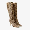 Cizme până la genunchi Gloria 85 Cizme până la genunchi din piele de ponei cu imprimeu natural de ghepard Cizme până la genunchi Gloria 85 Cizme până la genunchi din piele de ponei cu imprimeu natural de ghepard
