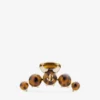 Clemă de păr Clemă de păr din metal și acril cu finisaj auriu și model de broască țestoasă Clemă de păr Clemă de păr din metal și acril cu finisaj auriu și model de broască țestoasă