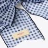 Clemă de păr cu fundă Clemă de păr cu fundă din organza mini-gingham în culori marine