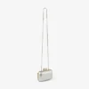 Clutch Cloud din sidef de culoare ivoriu cu închizătoare cu cristale Clutch Cloud din sidef de culoare ivoriu cu închizătoare cu cristale