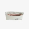 Clutch Zandra din piele de căprioară moale, auriu deschis, cu brățară cu lanț Clutch Zandra din piele de căprioară moale, auriu deschis, cu brățară cu lanț