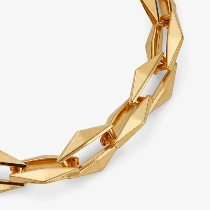 Colier cu lanț Diamond Colier cu lanț Diamond cu finisaj auriu Colier cu lanț Diamond Colier cu lanț Diamond cu finisaj auriu