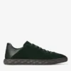 Diamond Flex M Adidași cu talpă joasă din piele de căprioară verde britanică și piele
