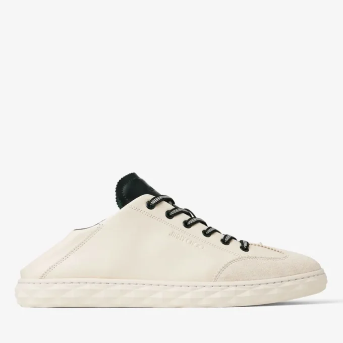 Diamond Flex M Adidași cu talpă joasă din piele mixată Latte și British Green
