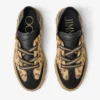 Diamond Light Flex F Adidași din piele de ponei cu imprimeu leopard