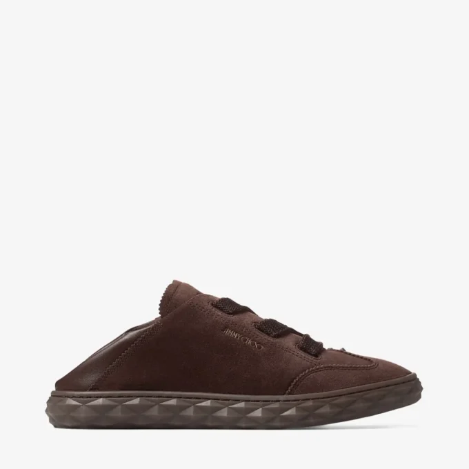 Diamond Light Flex F Adidași din piele și piele de căprioară de culoare ciocolată Diamond Light Flex F Adidași din piele și piele de căprioară de culoare ciocolată