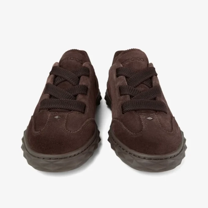 Diamond Light Flex F Adidași din piele și piele de căprioară de culoare ciocolată Diamond Light Flex F Adidași din piele și piele de căprioară de culoare ciocolată