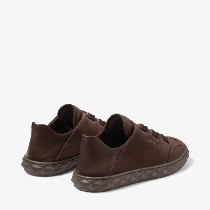 Diamond Light Flex F Adidași din piele și piele de căprioară de culoare ciocolată Diamond Light Flex F Adidași din piele și piele de căprioară de culoare ciocolată