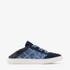 Diamond Light Flex F Adidași din piele mixtă de culoare marină și denim cu model încrucișat Diamond Light Flex F Adidași din piele mixtă de culoare marină și denim cu model încrucișat
