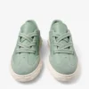 Diamond Light Flex F Adidași joși cu șireturi din piele verde mixtă și piele perforată Diamond Light Flex F Adidași joși cu șireturi din piele verde mixtă și piele perforată