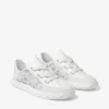 Diamond Light Flex F Adidași joși din piele albă mixtă și piele perforată cu șireturi Diamond Light Flex F Adidași joși din piele albă mixtă și piele perforată cu șireturi