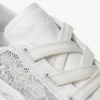 Diamond Light Flex F Adidași joși din piele albă mixtă și piele perforată cu șireturi Diamond Light Flex F Adidași joși din piele albă mixtă și piele perforată cu șireturi