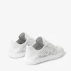 Diamond Light Flex F Adidași joși din piele albă mixtă și piele perforată cu șireturi Diamond Light Flex F Adidași joși din piele albă mixtă și piele perforată cu șireturi