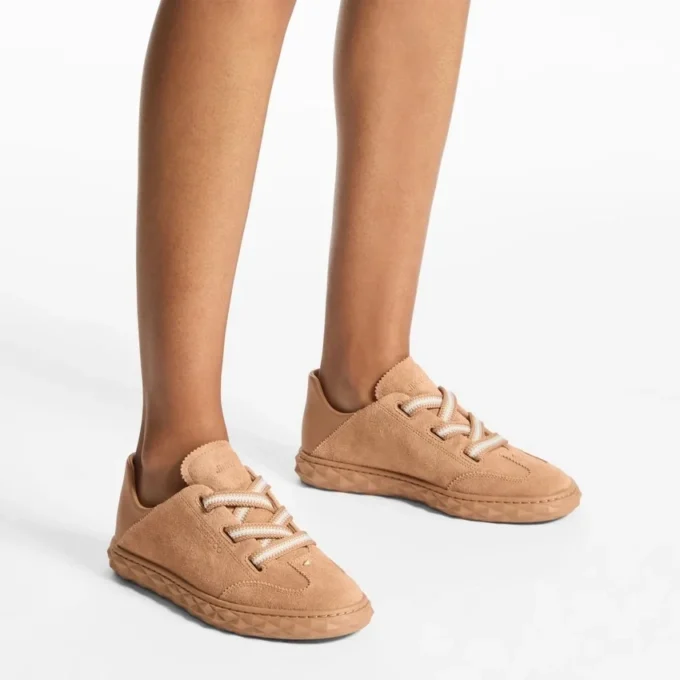 Diamond Light Flex F Adidași joși din piele și piele de căprioară de culoare caramel Diamond Light Flex F Adidași joși din piele și piele de căprioară de culoare caramel