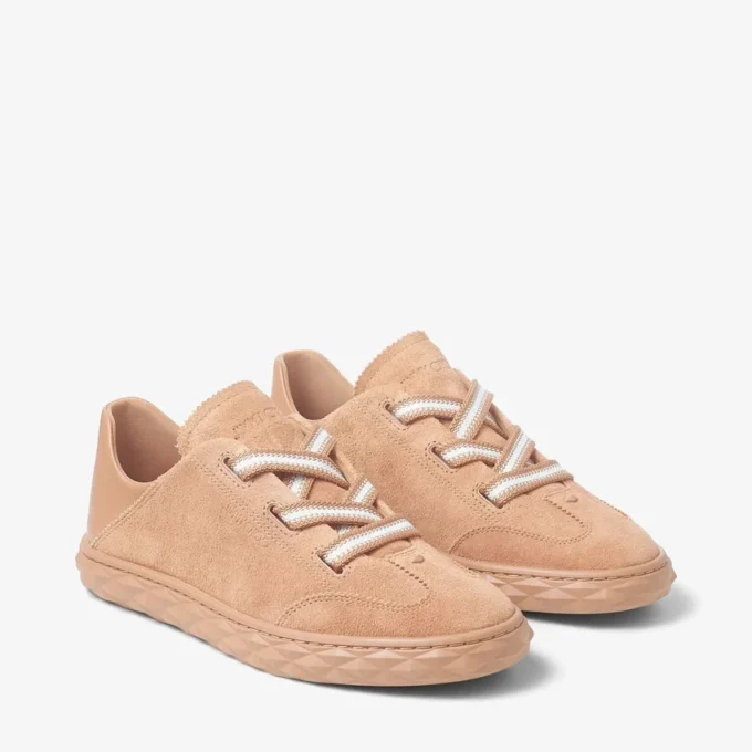 Diamond Light Flex F Adidași joși din piele și piele de căprioară de culoare caramel Diamond Light Flex F Adidași joși din piele și piele de căprioară de culoare caramel