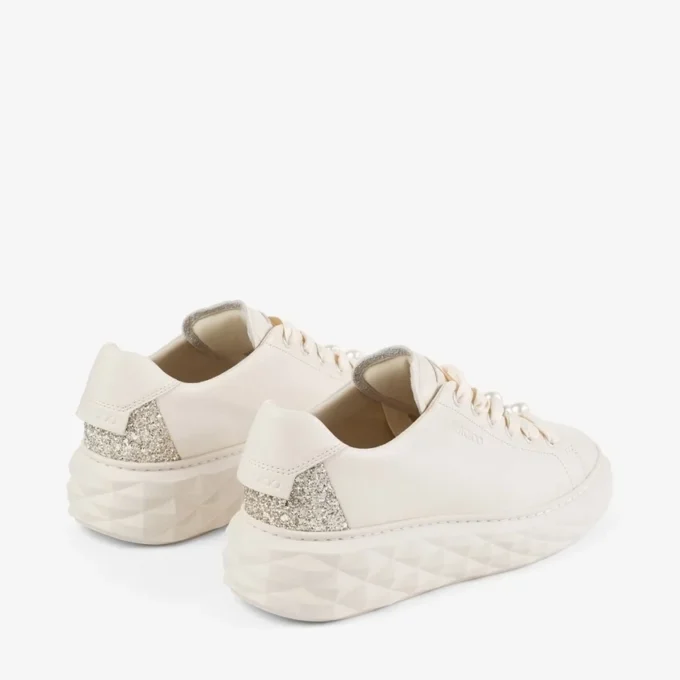 Diamond Light Maxi F Adidași din piele netedă și sclipici grosier, culoare Latt Diamond Light Maxi F Adidași din piele netedă și sclipici grosier, culoare Latt