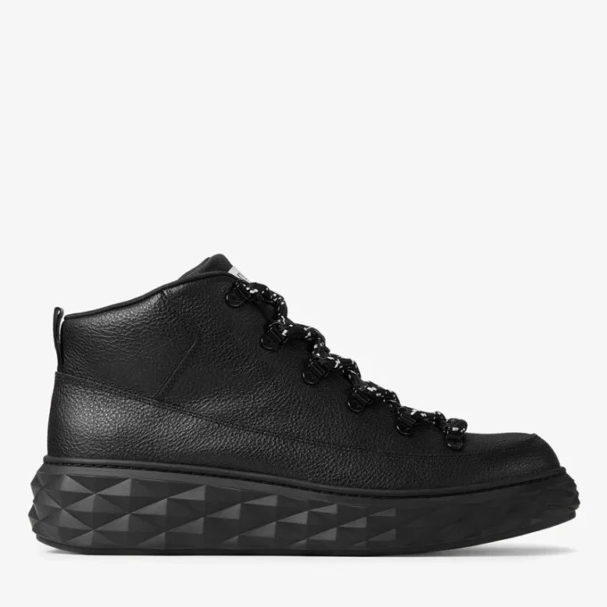 Diamond Maxi Hike M Adidași înalți din piele de vițel granulată, negru Diamond Maxi Hike M Adidași înalți din piele de vițel granulată, negru