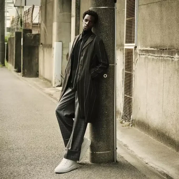 Diamond Maxi M Adidași din piele matlasată albă