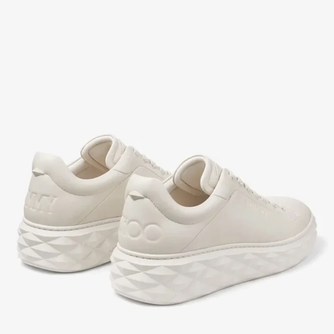 Diamond Maxi M Ii Adidași cu platformă din piele Nappa de culoare cretă