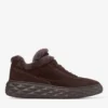 Diamond Maxi Retro M Adidași joși din piele de căprioară catifelată de culoare ciocolată, cu garnitură din piele de oaie