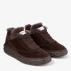 Diamond Maxi Retro M Adidași joși din piele de căprioară catifelată de culoare ciocolată, cu garnitură din piele de oaie
