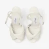 Elly 120 Latte Sandale din piele moale și piele Nappa lucioasă Elly 120 Latte Sandale din piele moale și piele Nappa lucioasă